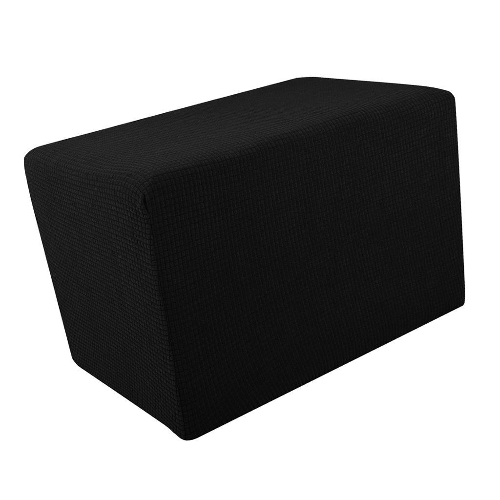 Stretch Ottoman Pouf Cover Footrest Stool Slipcover Protector