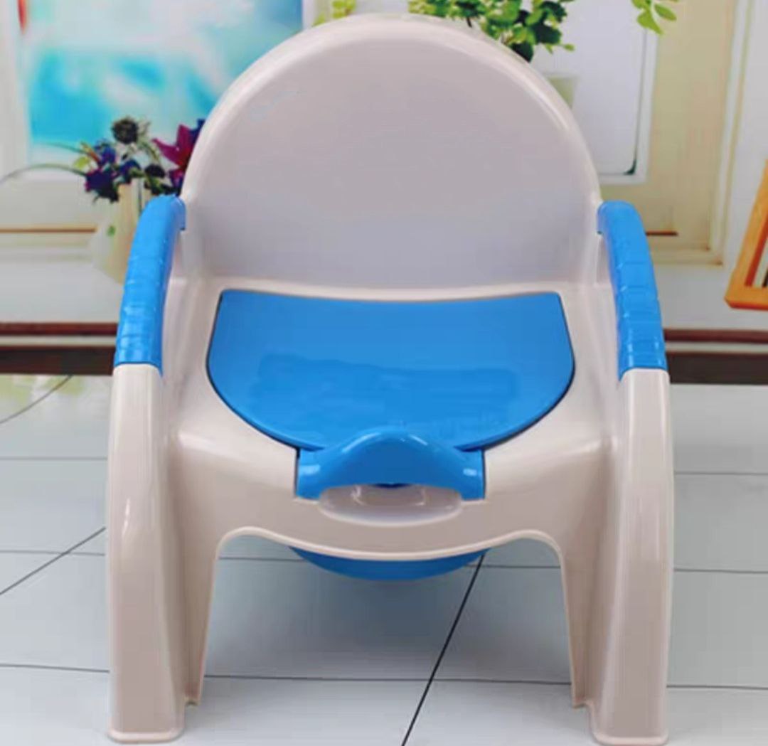 GHẾ BÔ VỆ SINH NHỰA CAO CẤP - GIÚP BÉ NGỒI VỆ SINH AN TOÀN, THOẢI MÁI - BÔ GHẾ TỰA CHỐNG GÙ LƯNG CHO BÉ