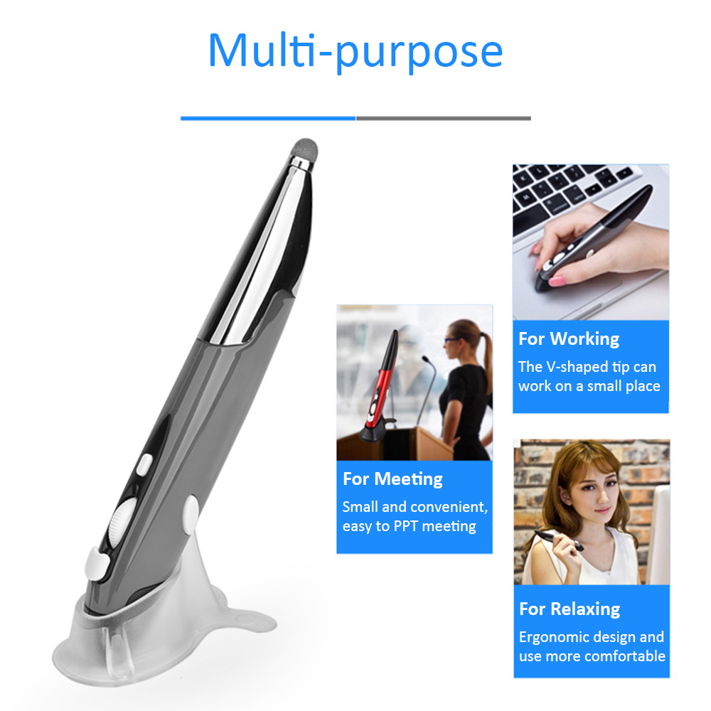 2.4GHz Không Dây penmouse Quang Cảm Ứng-Bút Chuột 800/1200/1600DPI Thiết Chuột không dây Bút với stylus Chức Năng Viết Tay