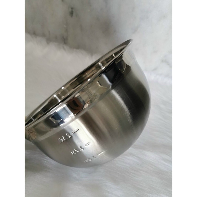 Combo 7 thao, thố trộn inox có vạch siêu dày
