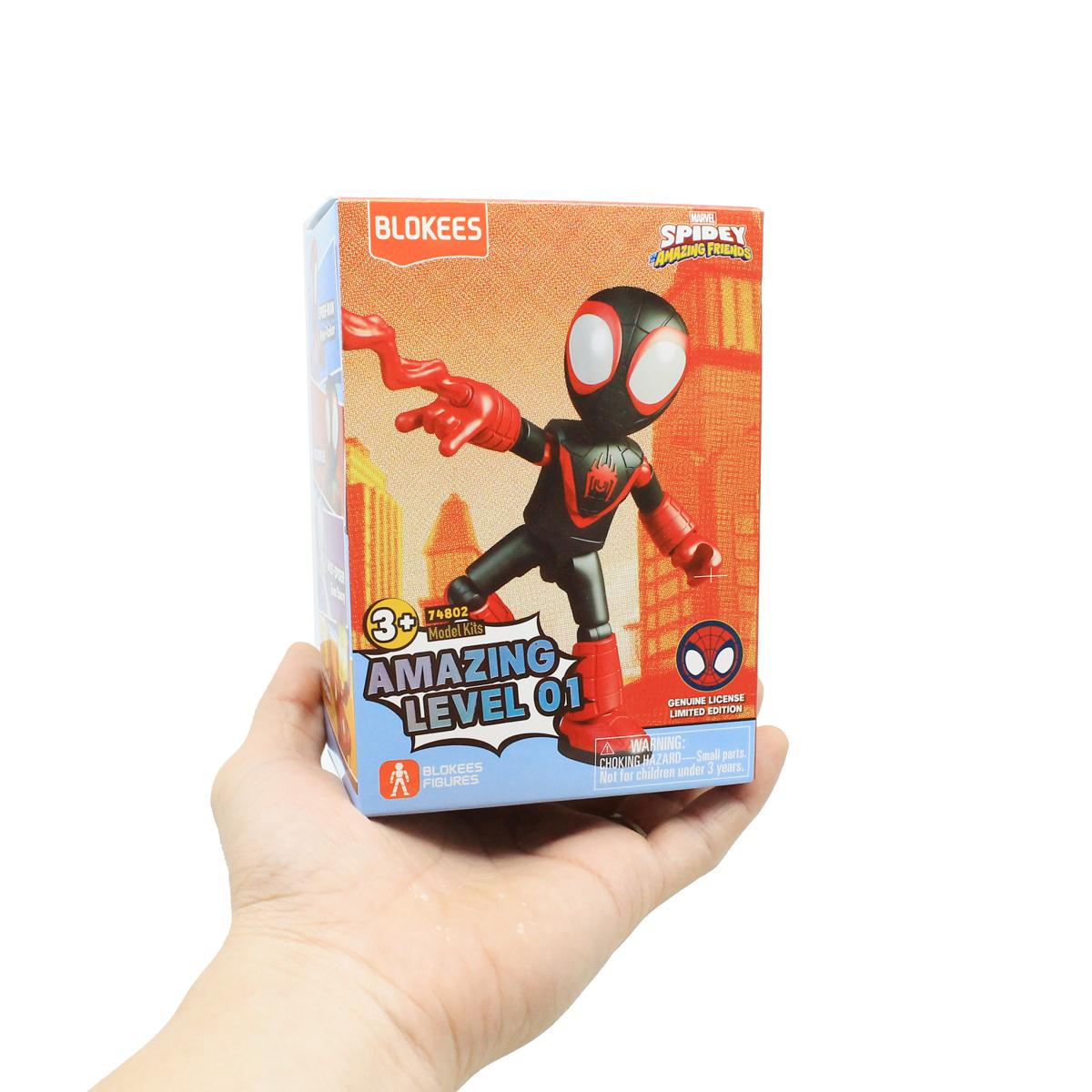 Đồ Chơi Lắp Ráp Mô Hình Marvel Spidey - AL01 Miles - Blokees 74802
