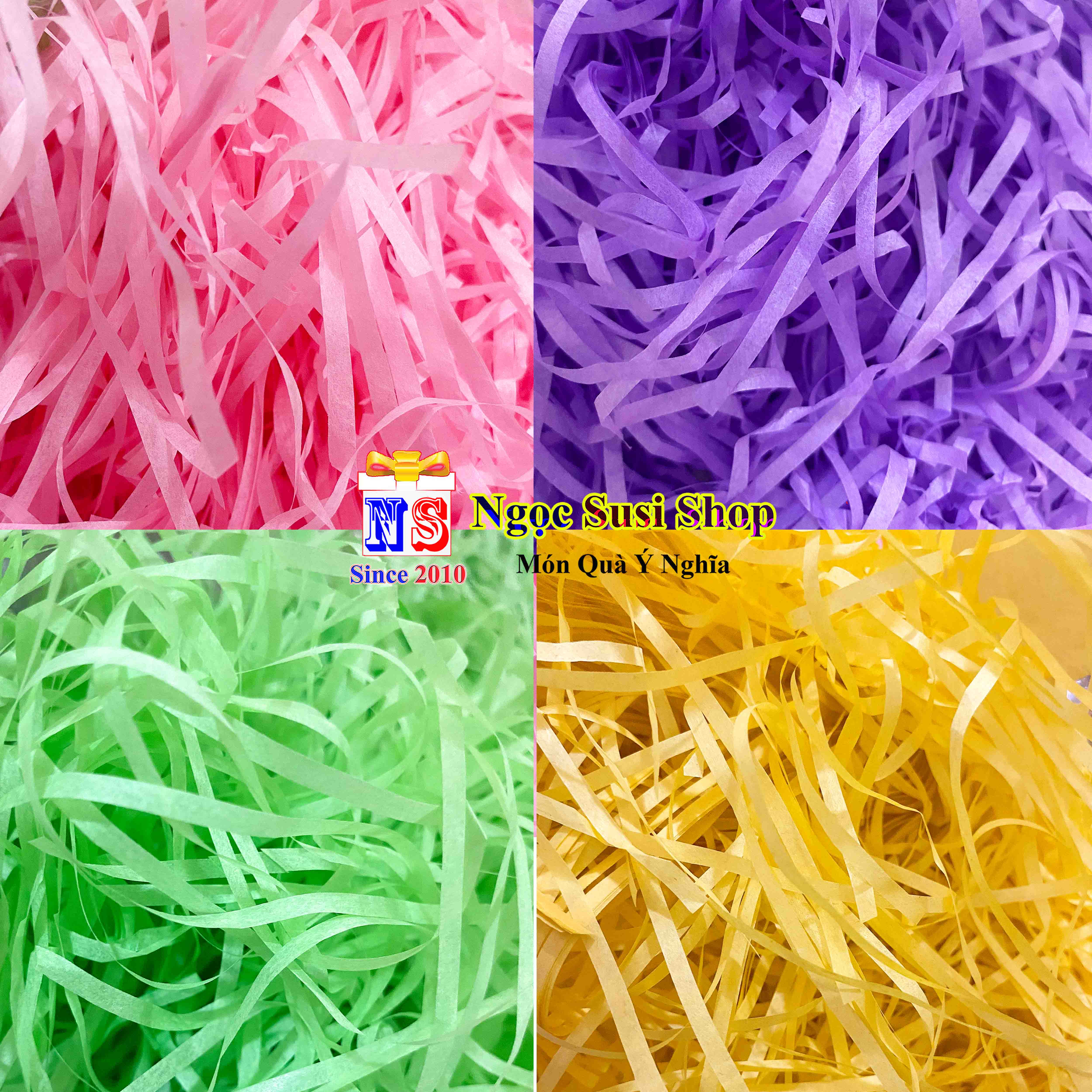 GIẤY VỤN GIẤY RƠM TRANG TRÍ HỘP QUÀ SIÊU ĐẸP - NGẪU NHIÊN MÀU