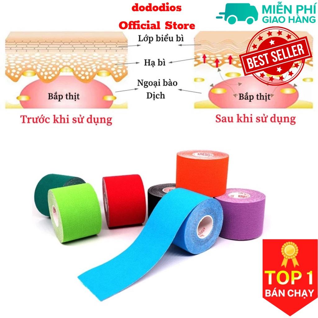Băng keo thể thao quấn cổ chân giày đá bóng tự dính, băng cuốn bó gối dán cơ thể thao cổ tay ngón tay