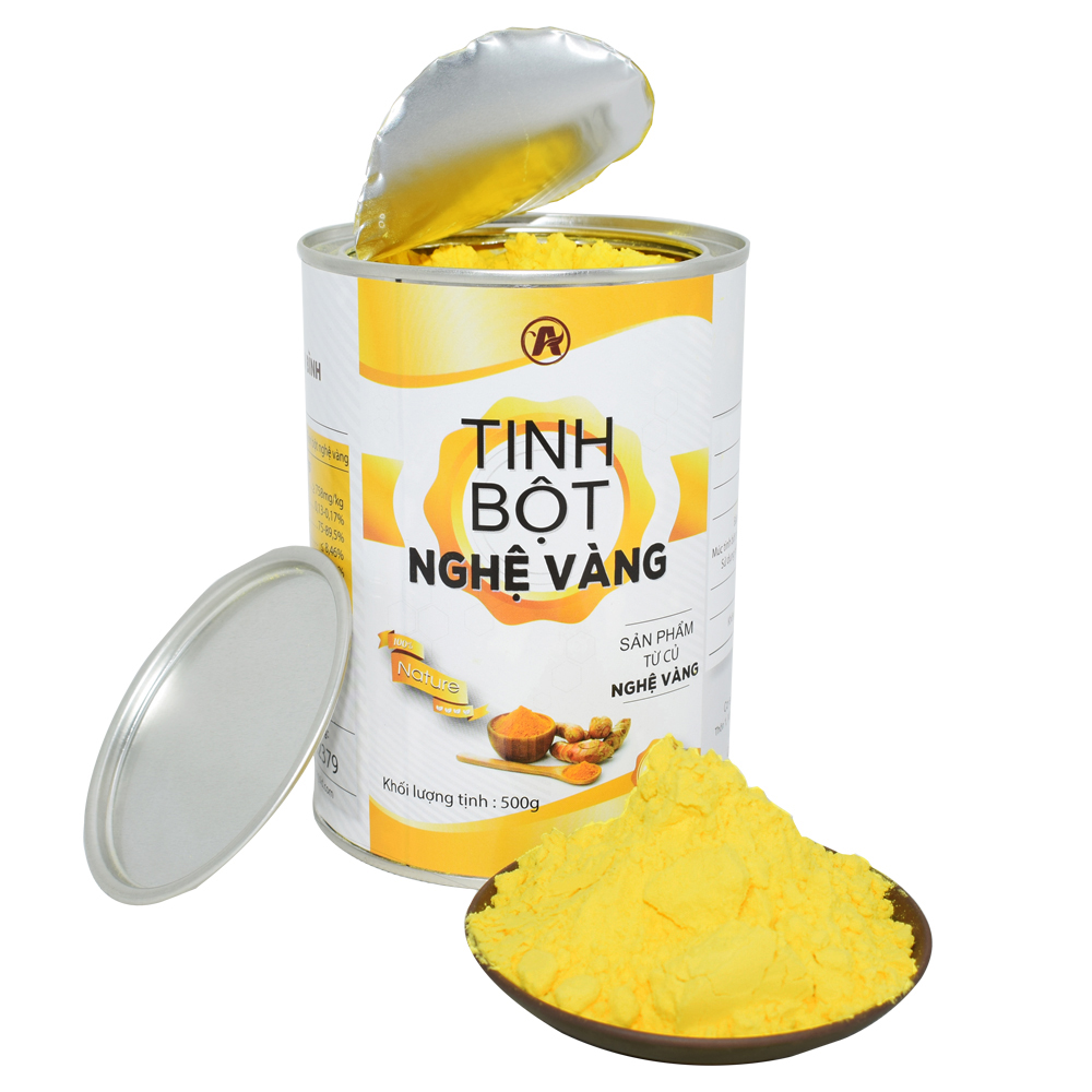 Tinh bột nghệ Vàng An Bình hộp 500gr (Làm đẹp da)