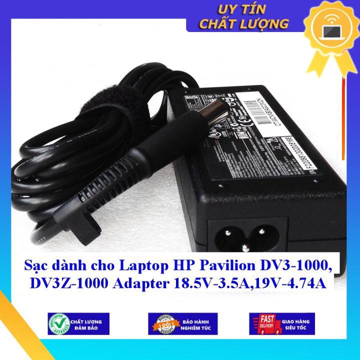 Sạc dùng cho Laptop HP Pavilion DV3-1000 DV3Z-1000 Adapter 18.5V-3.5A19V-4.74A - Hàng Nhập Khẩu New Seal