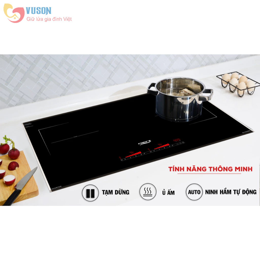 Bếp từ đôi Chefs EH-DIH889 - Hàng chính hãng
