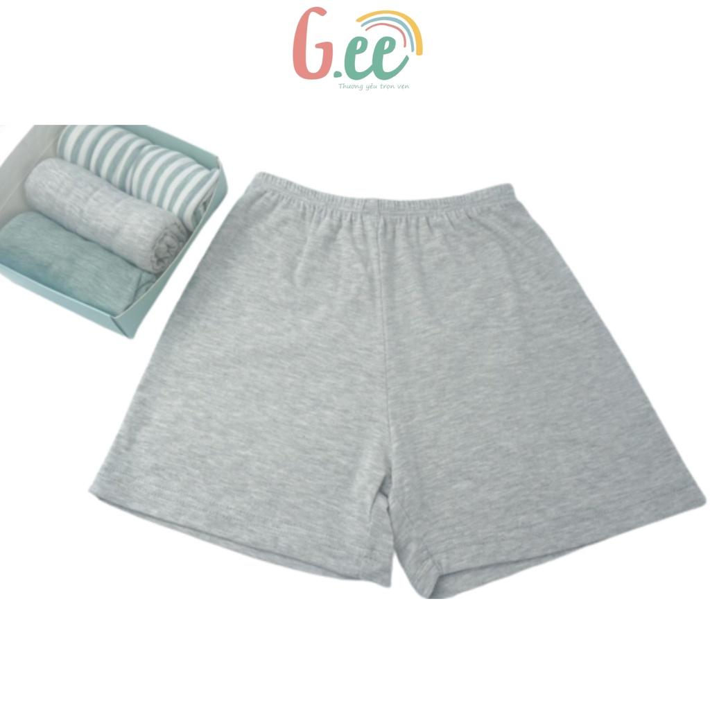 Quần Đùi Bé Trai Quần Thun Cộc Mặc Nhà Trẻ Em Vải Gỗ Sồi Mềm Mịn, Co Giãn, Thấm Hút, Có Size Đại