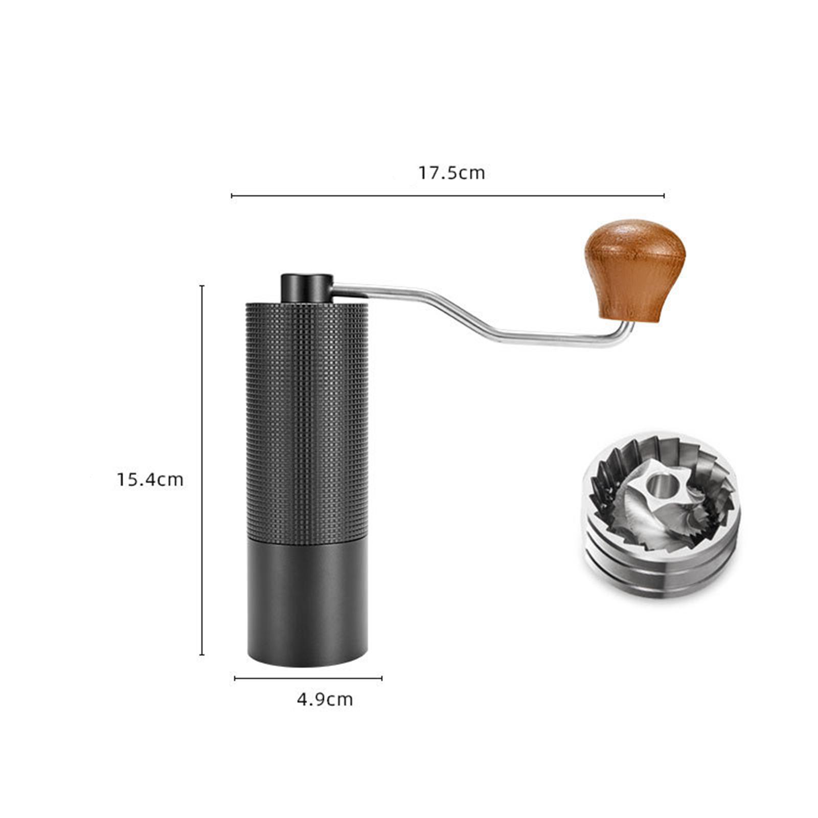 Handmade Manual Coffee Grinder Grain Mill Aluminum Alloy for Travel Outdoor