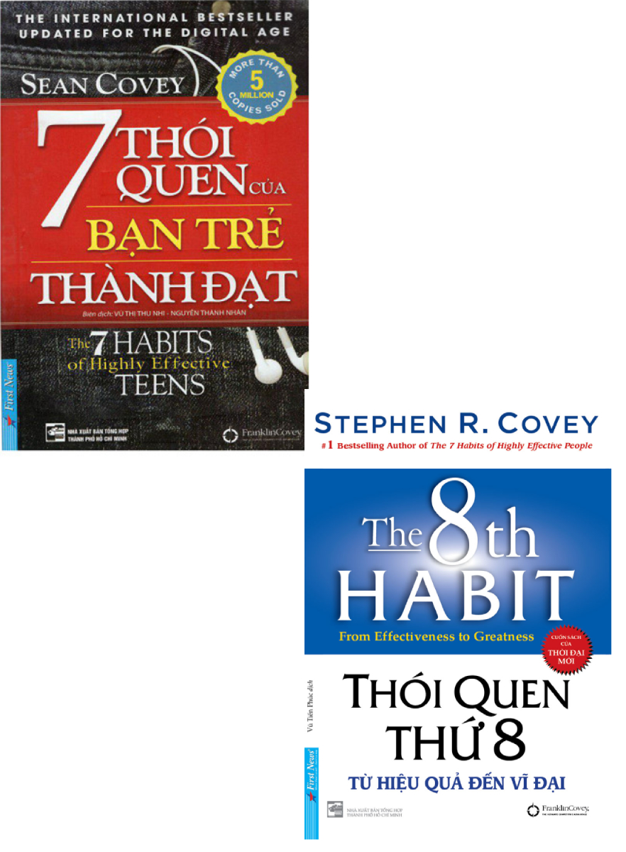 Combo 7 Thói Quen Của Bạn Trẻ Thành Đạt + Thói Quen Thứ 8 - Từ Hiệu Quả Đến Vĩ Đại (Bộ 2 Cuốn) _FN