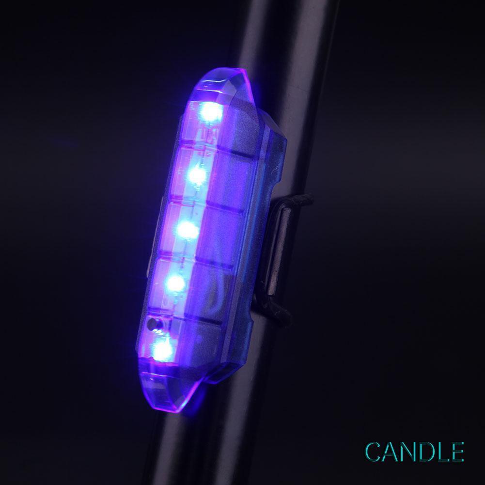 Đèn Hậu Led 5 Bóng 4 Chế Độ Cho Xe Đạp