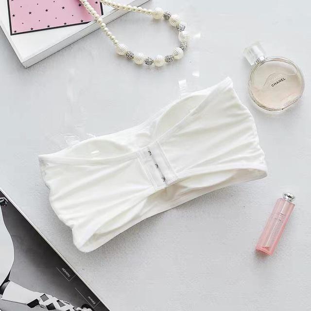 Áo Bra Quây Cotton Trơn Không Dây 3 Nấc Cài