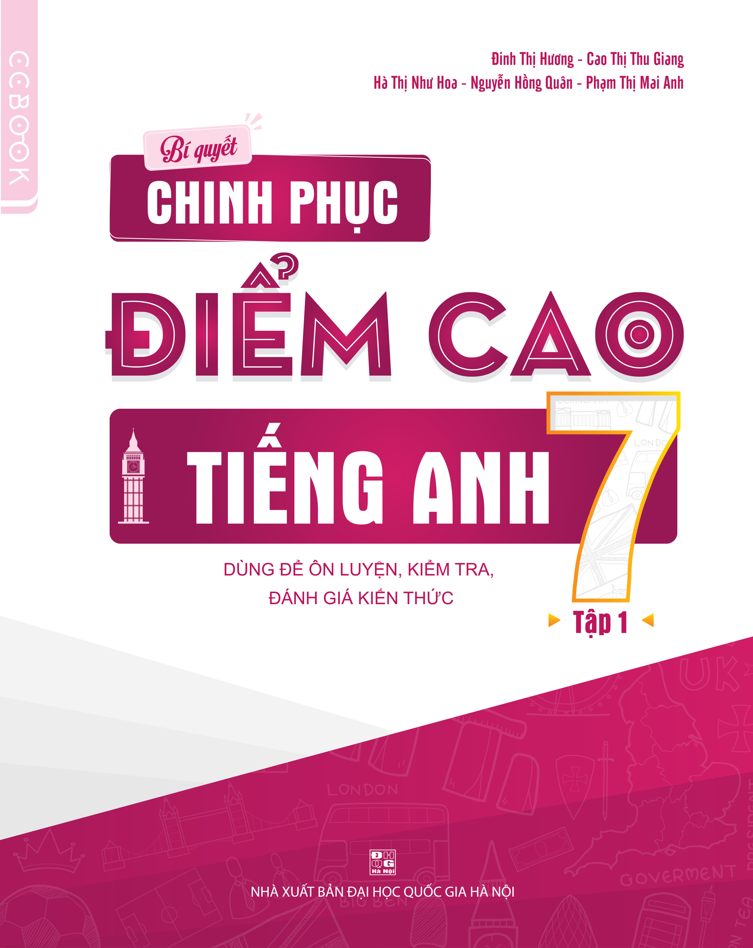 Combo Bí quyết chinh phục điểm cao tiếng Anh 7 (Tập 1,2)