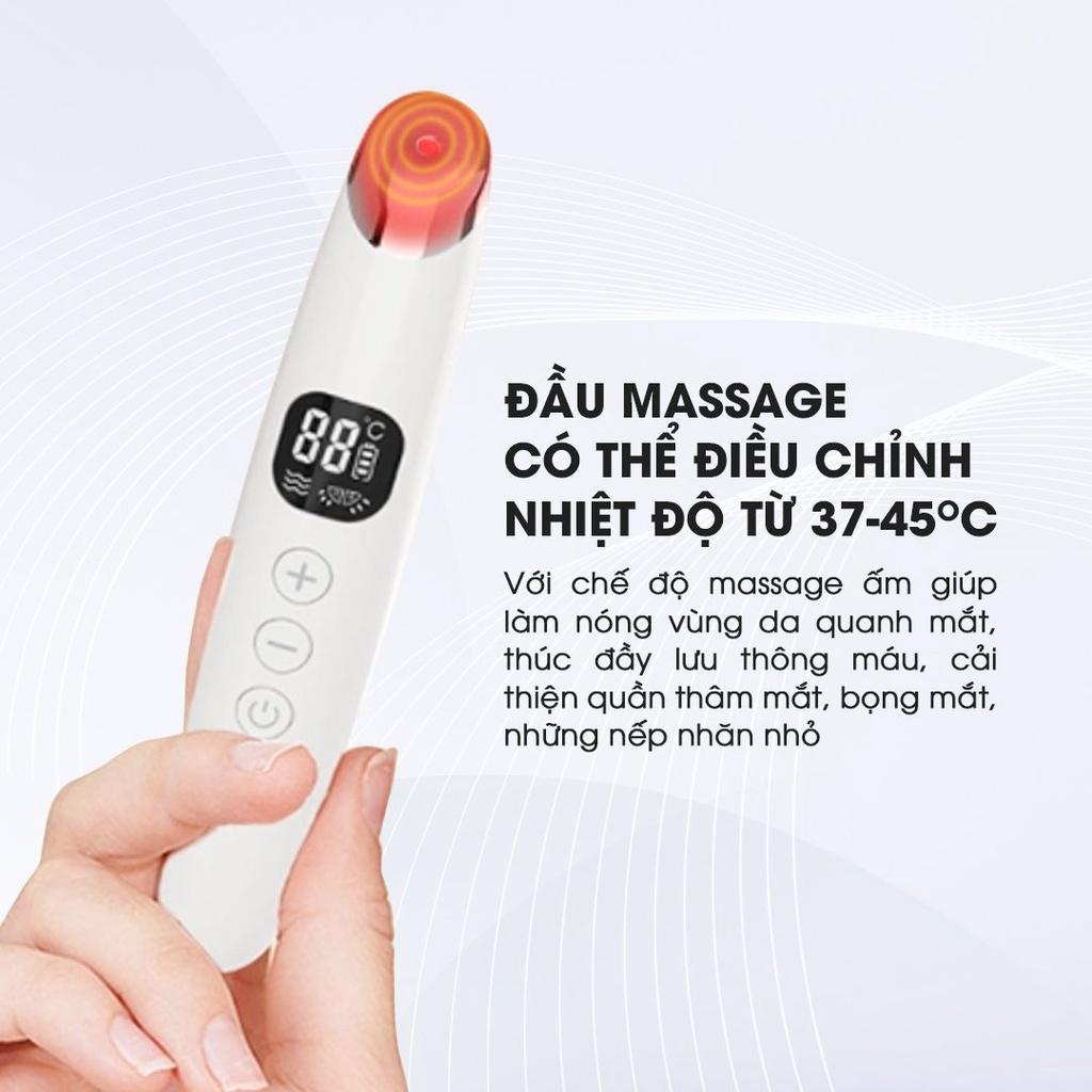 Máy Massage Mắt JOOU XE-19 - Công nghệ Nhật Bản, 5 chế độ Massage, Công nghệ Ánh sáng Xanh/ Đỏ giảm nếp nhăn, bọng mắt, quầng thâm