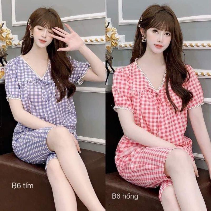 Quần áo mặc nhà viền cổ đẹp rẻ