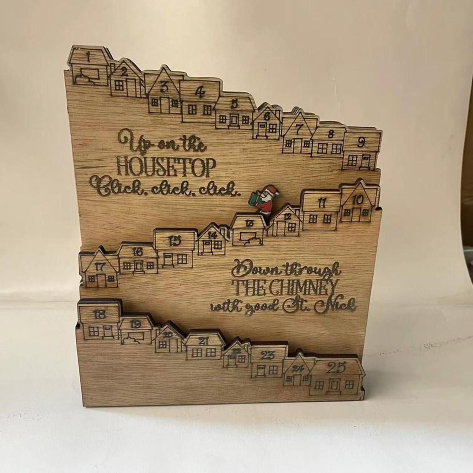 Counting Down  for Kid Adult Handmade Ornament Decoration for Party Festive Gifts