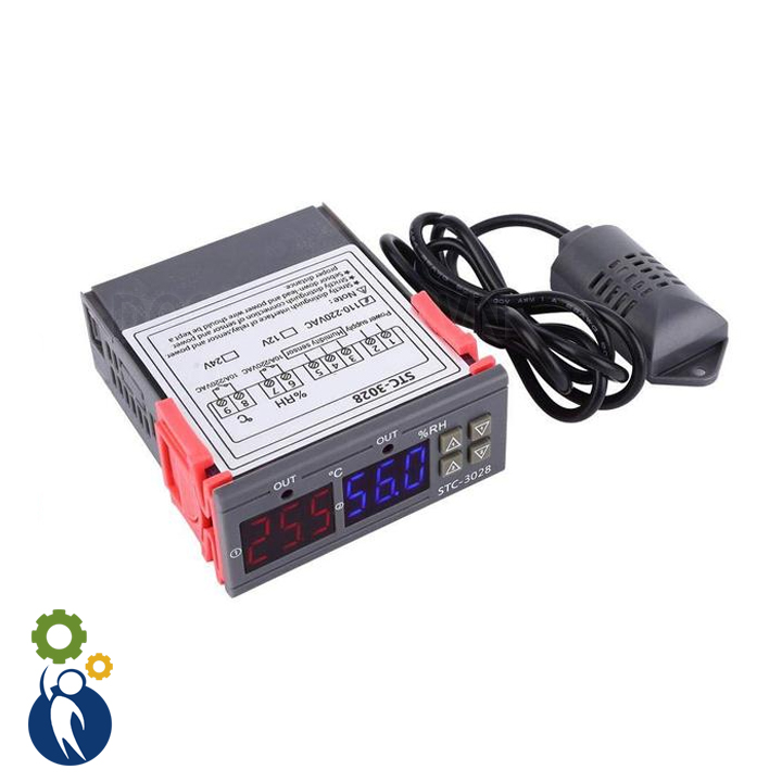 Bộ Điều Khiển Nhiệt Độ Và Độ Ẩm Kỹ Thuật Số Kép STC-3028