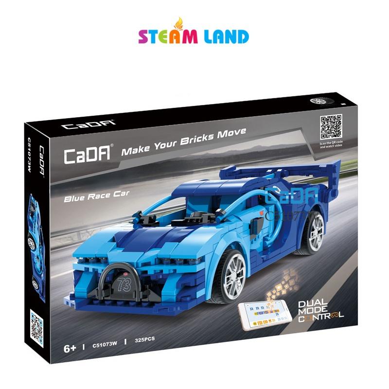 Đồ Chơi Lắp Ráp Điều Khiển Xe Blue Race Car - CADA C51073W