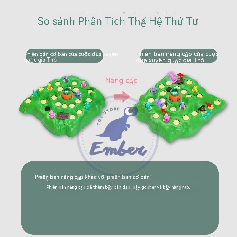 BỘ ĐỒ CHƠI BẪY THỎ VÀ RÙA  ĐỘC ĐÁO VUI NHỘN CHO BÉ -  PHIÊN BẢN  NÂNG CẤP