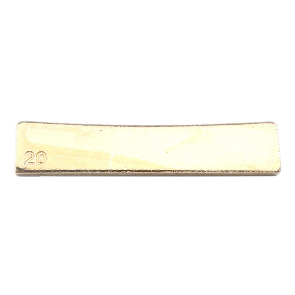 Golden Guitar Radius Fingerboard Fret Press Caul Insert for Guitarist Luthier Tool