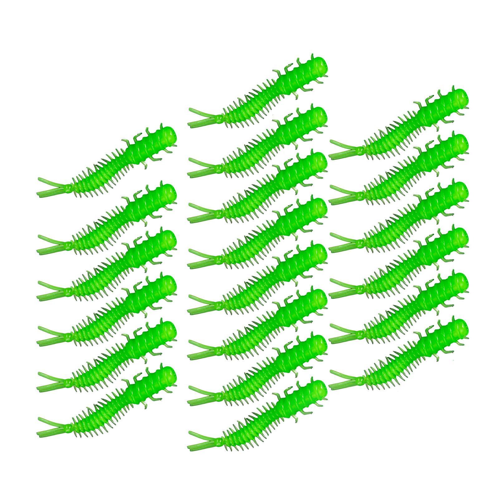20x Soft Fishing  Spiral Tail Baits Set for Saltwater Sea Fishing