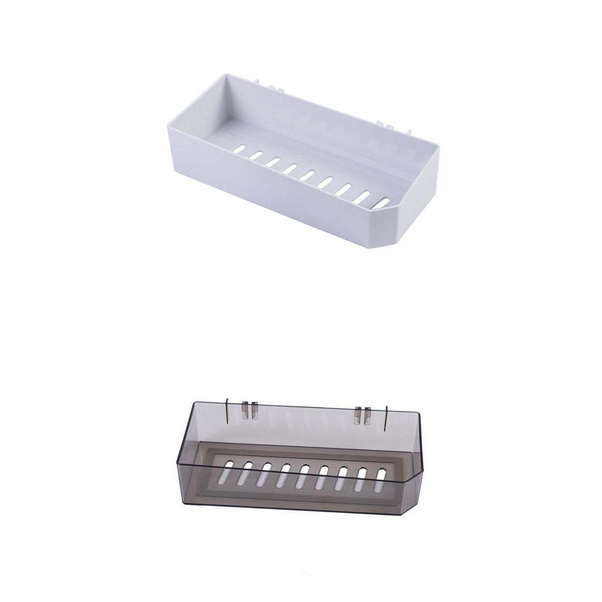2Pcs Bathroom Shower Shelf Wall Mounted No Drilling Rustproof Bathroom Home
