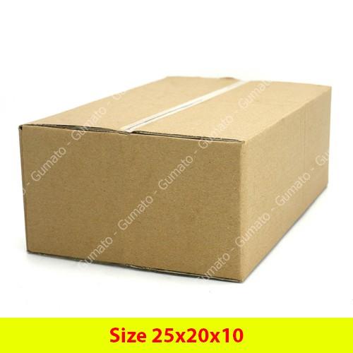 Hộp giấy, thùng carton size 25x20x10 giấy carton gói hàng Everest