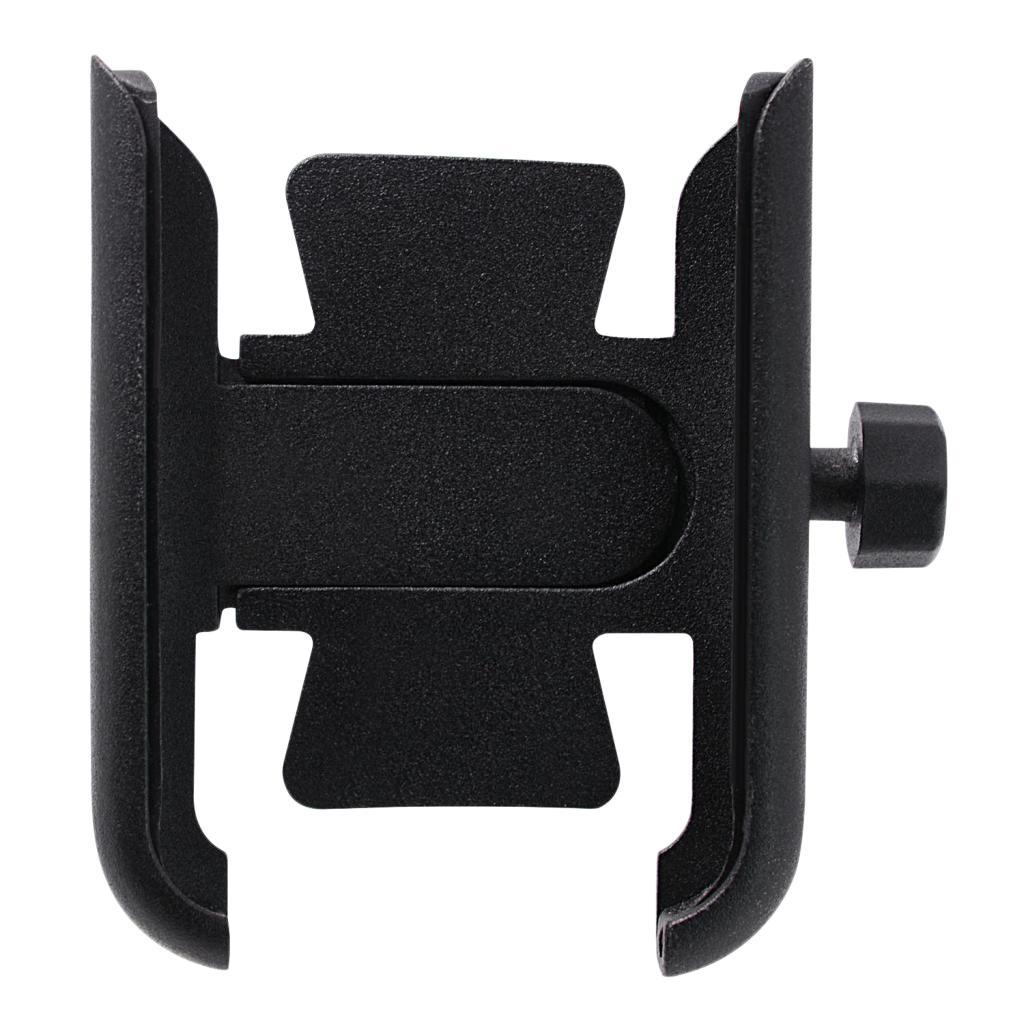 Universal Phone Holder Handlebar Mount Bracket Stand For Motorcycle Black