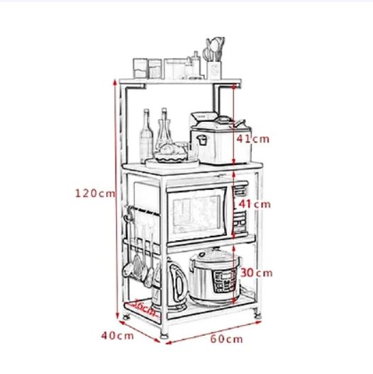 Kệ để lò vi sóng-AD4T