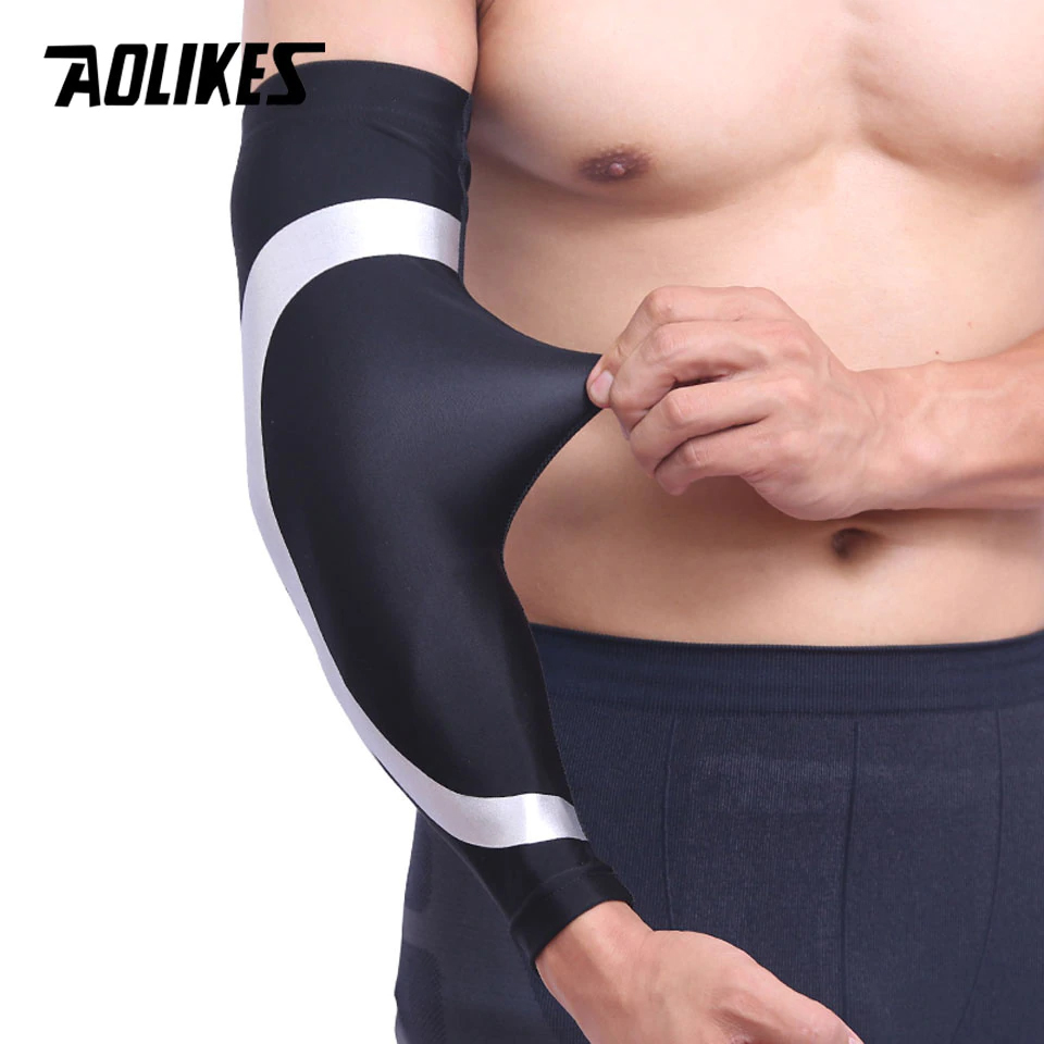 Ống tay chống nắng thể thao AOLIKES YE-7945 bảo vệ khủy tay Sport protection elastic arm