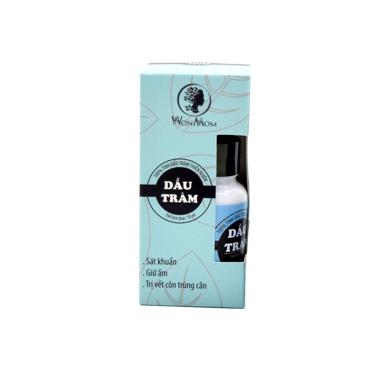 Dầu Tràm Wonmom Nguyên Chất Chăm Sóc Da Bé Và Cả Gia Đình Chai 15ml