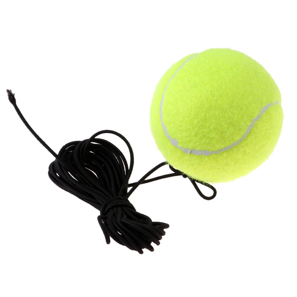 Tennis Ball with String Trainer Ball Replacement Ball Re-bound Practice Exercise Tool