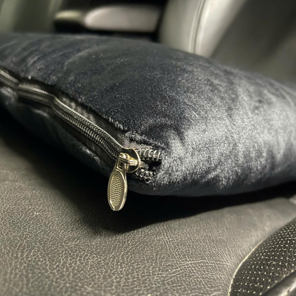 Gối và chăn (mền) 2 trong 1 (logo MAYBACH CAO CẤP) - Sử dụng làm tựa lưng, chăn đắp văn phòng