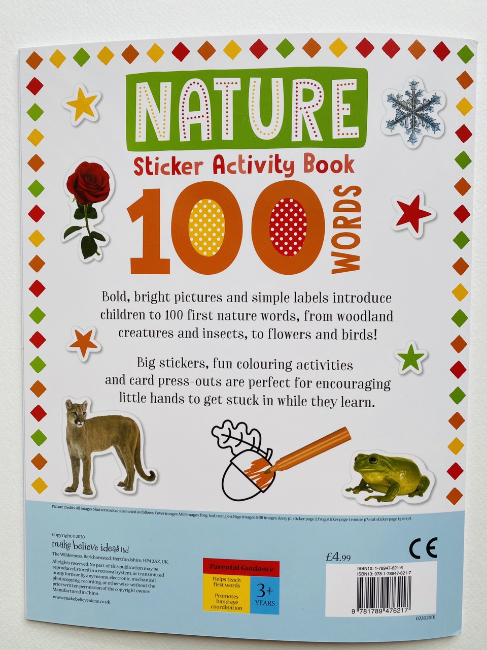 100 Nature Words Sticker Activity-  Miếng Chủ Đề 100 Từ Vựng Về Thiên Nhiên Cho Bé.