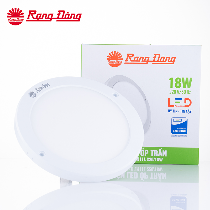 Đèn LED Ốp Trần Tròn 18W