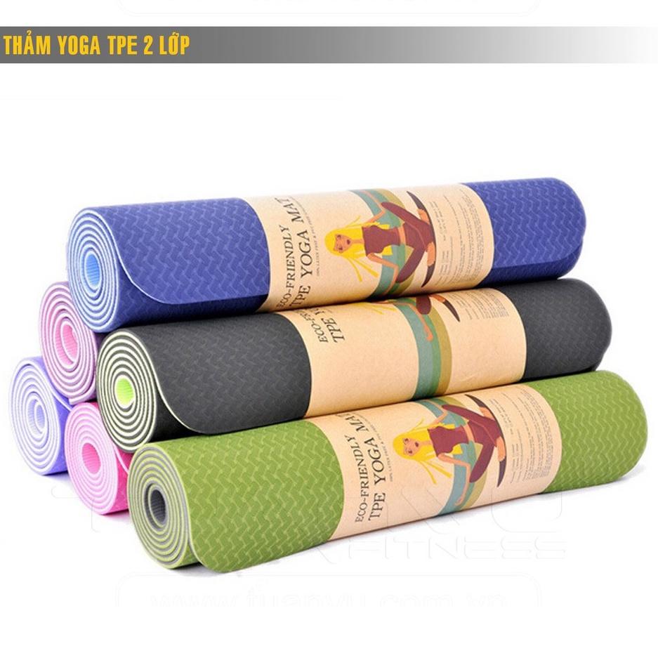 Thảm tập YOGA 2 lớp - Bền, Đẹp