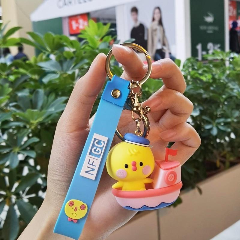 Móc Khóa Hình Gà Con Dễ Thương