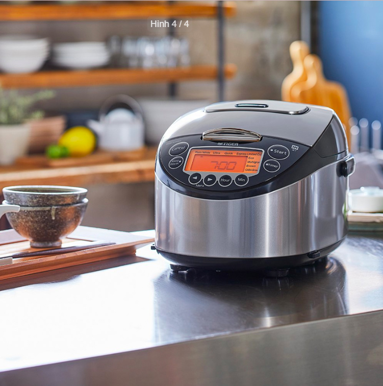 Nồi cơm điện cao tần Tiger IH JKT-F10W - 1.0L - Hàng chính hãng