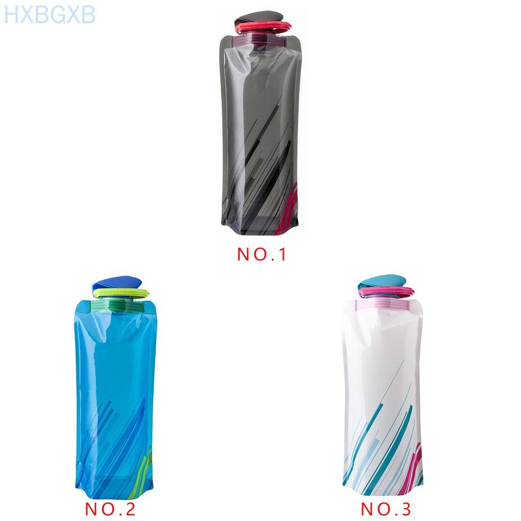 Outdoor Camping Riding Sport Water Bag Compressible Portable Foldable PP Pouch Drink Bottle