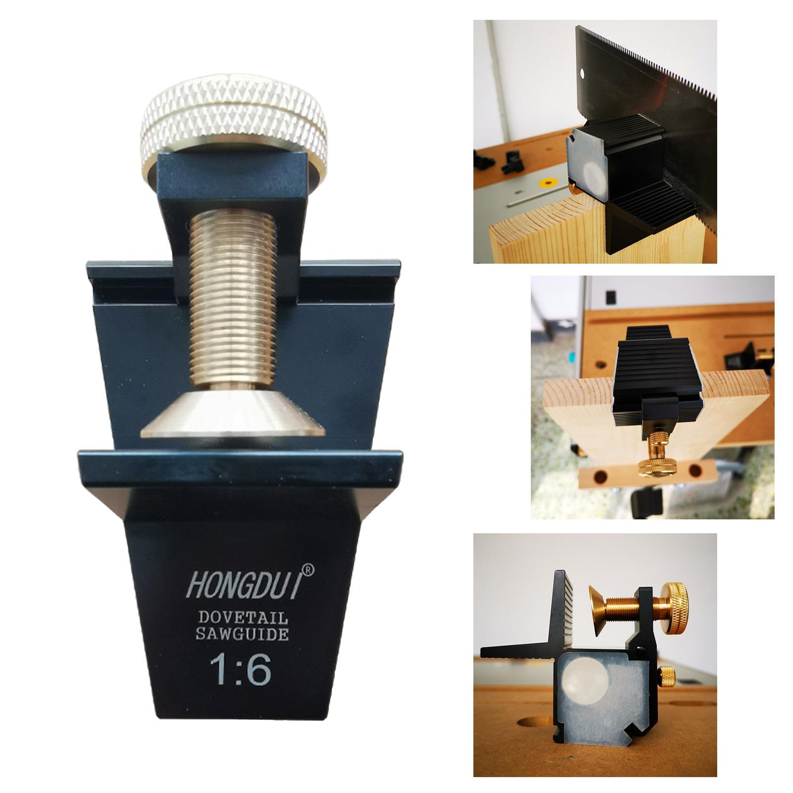Aluminum Alloy Dovetail Rail Saw Gauge Cutting Gauge Dovetail Guide Tool for Cutting Dovetails