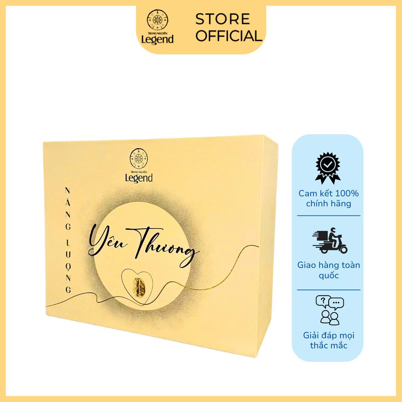 Hộp Quà Cà Phê Trung Nguyên – Năng Lượng Yêu Thương | Quà Tặng Sang Trọng