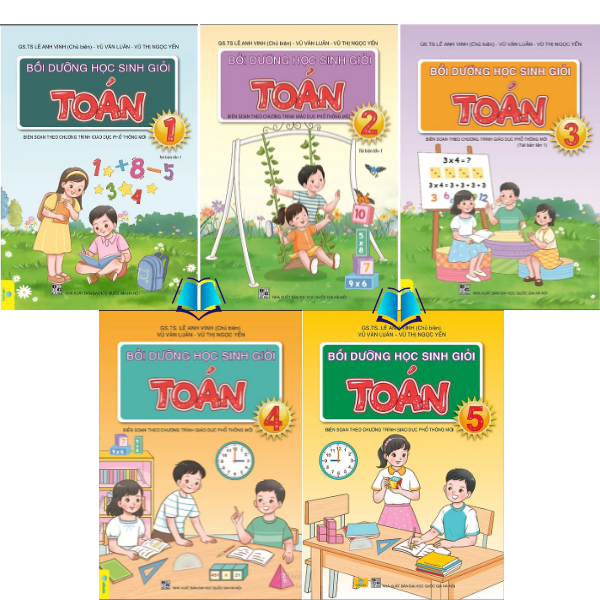 Sách - Combo/Lẻ Toán Bồi Dưỡng Học Sinh Giỏi Lớp 1.2.3.4.5 - Biên soạn theo chương trình GDPT mới