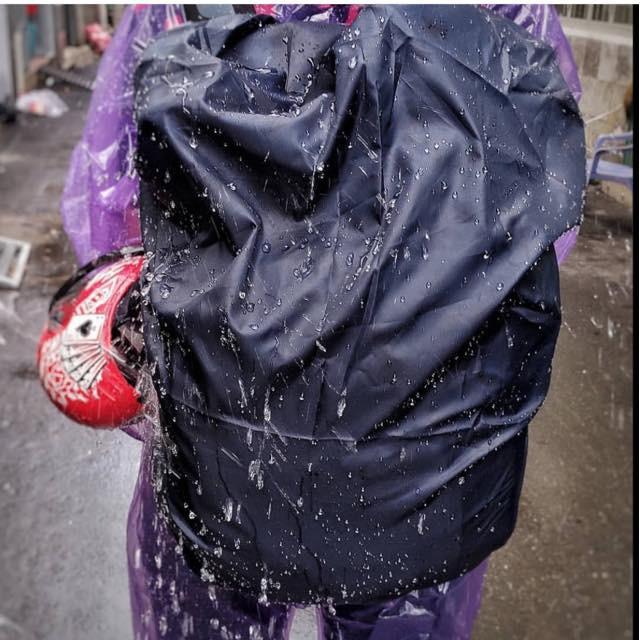 Túi trùm balo đi mưa chống nước - Áo mưa balo vải dày dặn cao cấp