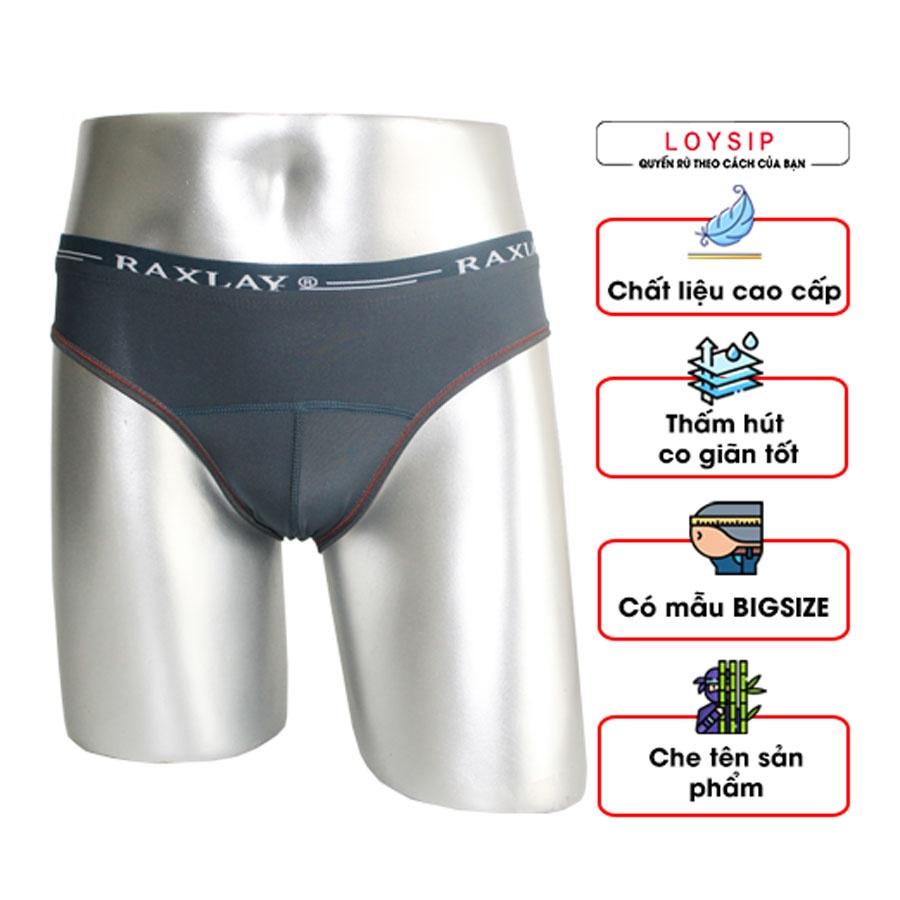 Quần lót nam tam giác thun lạnh - Quần sịp chéo nam bản lưng nhỏ cao cấp, co giãn và thấm hút tốt
