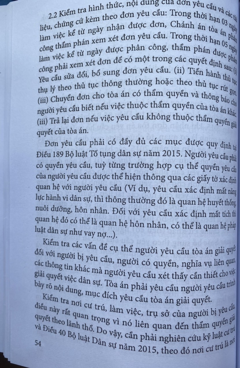 Giải Quyết Vụ Việc Dân Sự