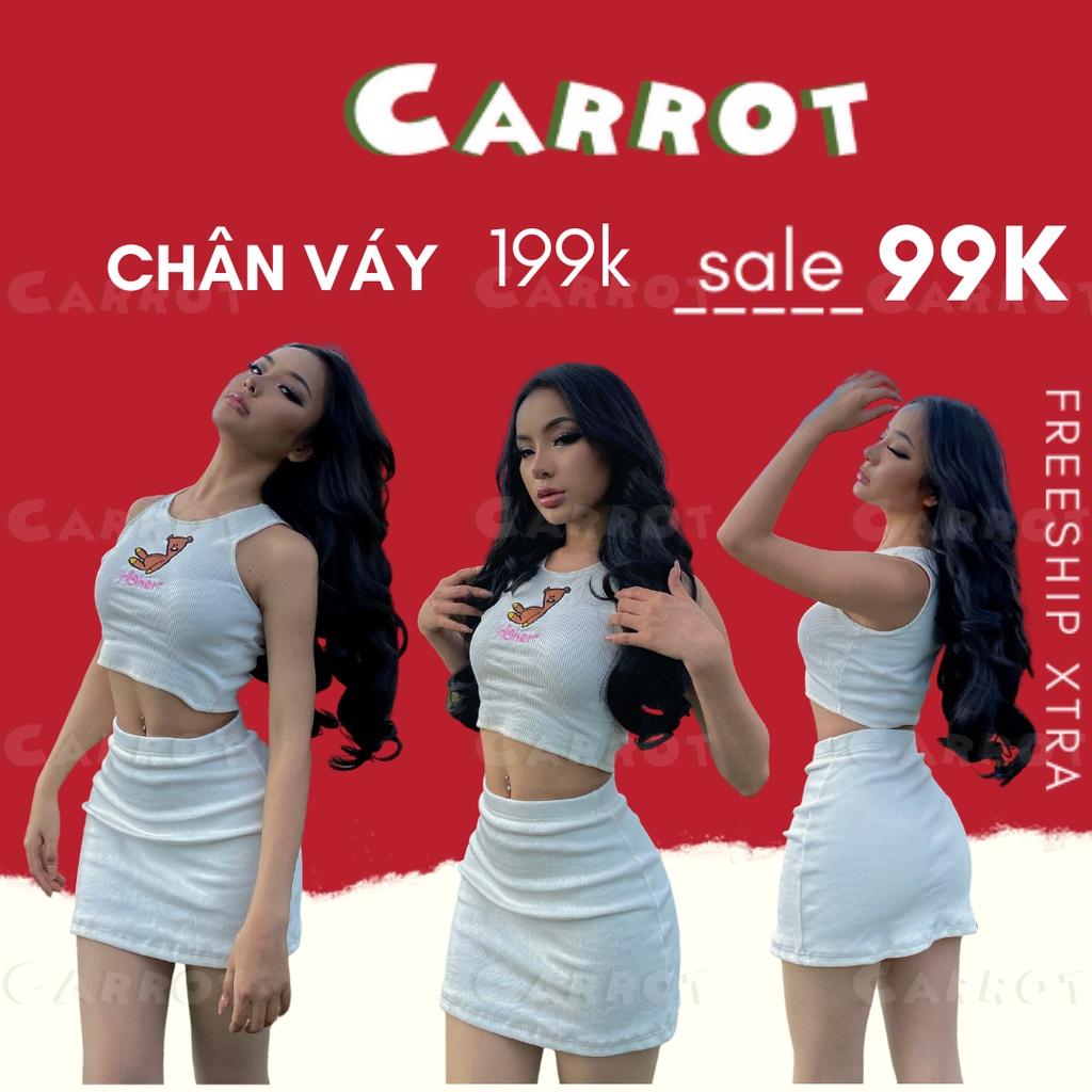 Chân váy ngắn chữ a basic cực kì nữ tính thun gân cao cấp co giãn dễ phối đồ thời trang nữ siêu dễ thương carrotxinhdep