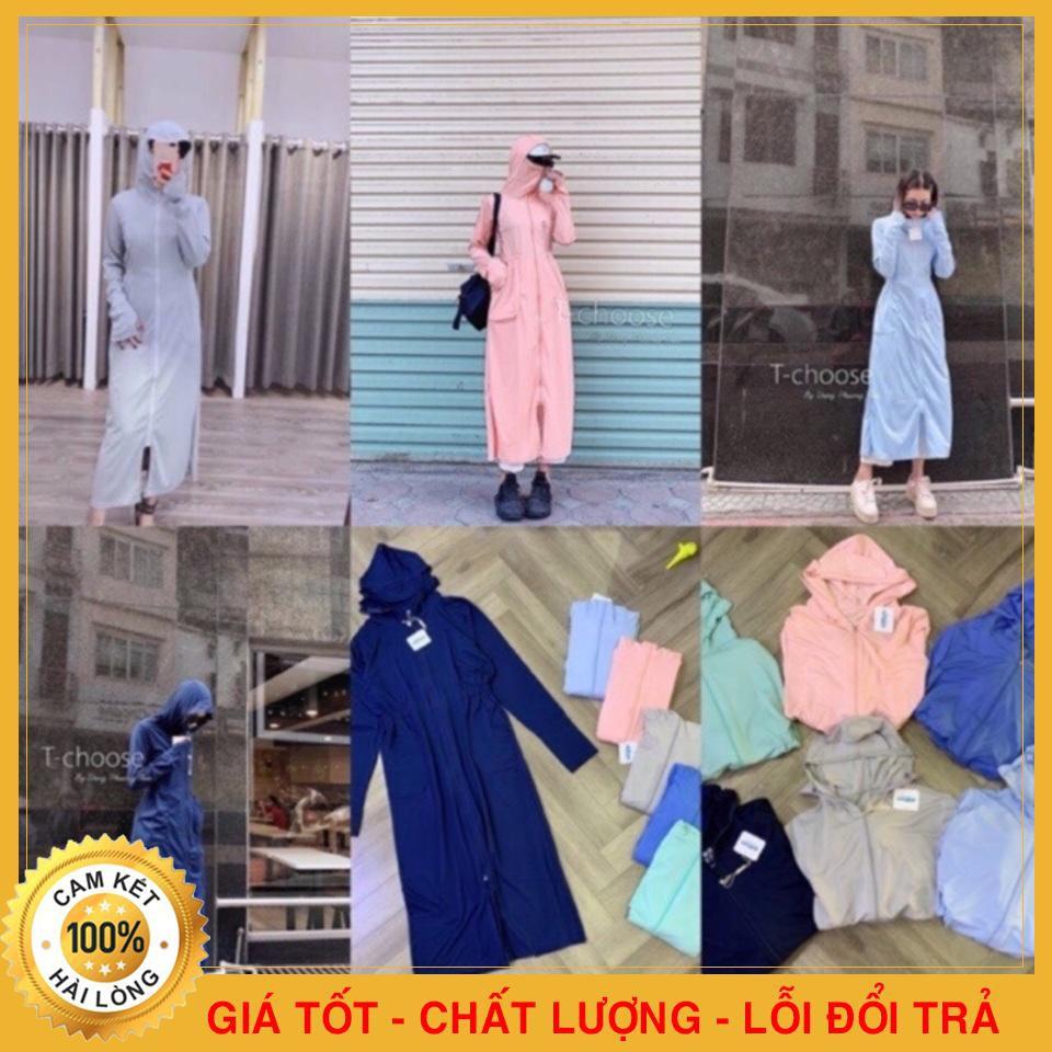 Áo Chống Nắng Toàn Thân Chất Liệu Thun Thông Hơi - Dáng Dài Dư Xịn - Chất Đẹp Thông Thoáng - Chống Tia UV - Cực Mát