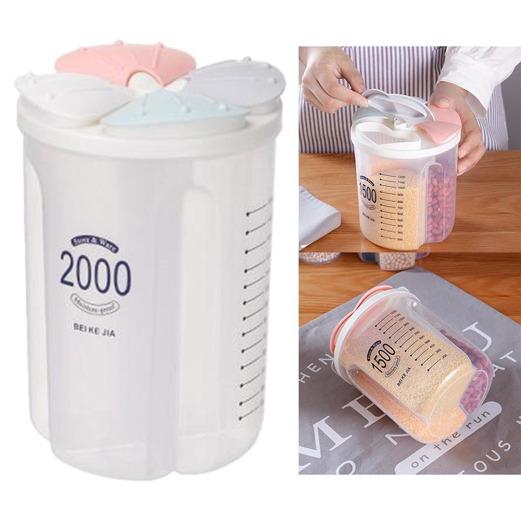 Kitchen Plastic Transparent Household Food Storage Containers Tank for Nut