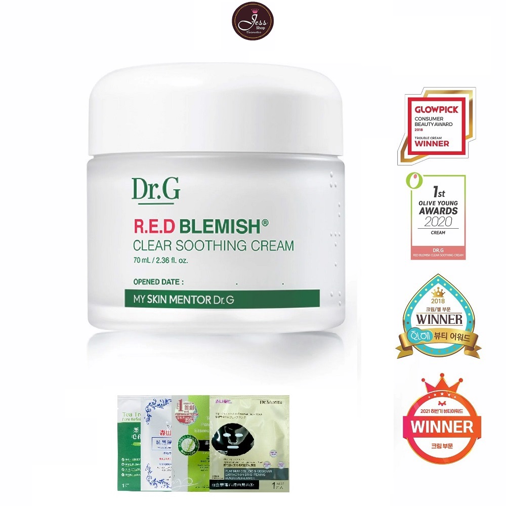 Kem Dưỡng Ẩm Hồi Phục Da Dr.G R.E.D Blemish Clear Soothing Cream 70ml