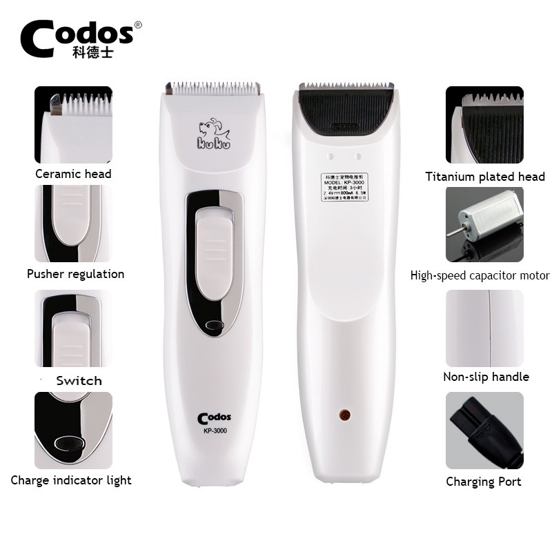 Bộ Tông Đơ Cắt Tỉa Lông Cho Chó Mèo Codos Pet Clipper KP-3000