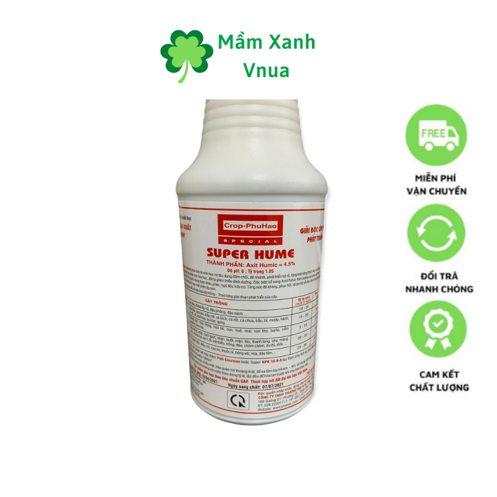 SUPER HUME-Crop Master Cải Tạo Đất, Phát Triển Bộ Rễ - Chai 250ml